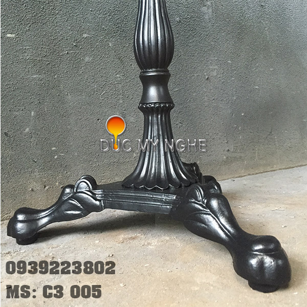 Bàn cafe 3 chân đầu cá sấu C3 005